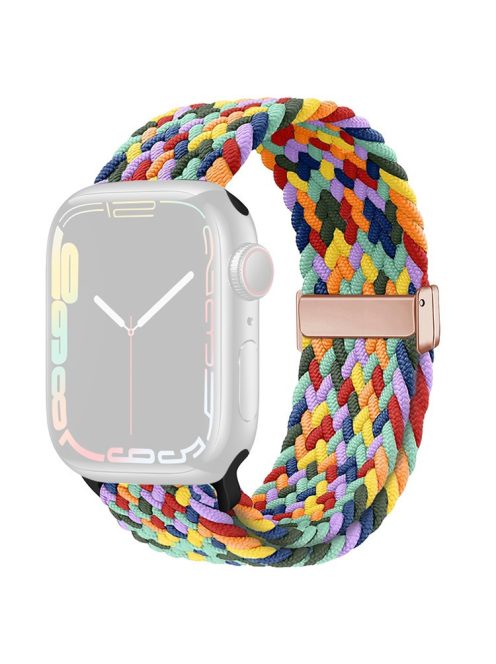 For Apple Watch 10 46mm / Ultra 2 / Ultra 49mm / 9 8 7 45mm / SE (2023) SE (2022) SE 6 5 4 44mm / 3 2 1 42mm Watch Bracelet - W-Shape Colorful