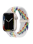 For Apple Watch 10 46mm / Ultra 2 / Ultra 49mm / 9 8 7 45mm / SE (2023) SE (2022) SE 6 5 4 44mm / 3 2 1 42mm Watch Bracelet - White Rainbow