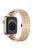 For Apple Watch 10 46mm / Ultra 2 / Ultra 49mm / 9 8 7 45mm / SE (2023) SE (2022) SE 6 5 4 44mm / 3 2 1 42mm Watch Bracelet Stainless Steel Strap - Rose Gold