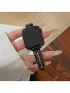 For Apple Watch 10 46mm / Ultra 2 / Ultra 49mm / 9 8 7 45mm / SE (2023) SE (2022) SE 6 5 4 44mm / 3 2 1 42mm Watch Jewelry Band Alloy Bracelet - Black