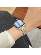 For Apple Watch 10 46mm / Ultra 2 / Ultra 49mm / 9 8 7 45mm / SE (2023) SE (2022) SE 6 5 4 44mm / 3 2 1 42mm Watch Jewelry Band Alloy Bracelet - Starlight