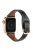 For Apple Watch 10 46mm / Ultra 2 / Ultra 49mm / 9 8 7 45mm / SE (2023) SE (2022) SE 6 5 4 44mm / 3 2 1 42mm Watch Strap - Black+Rose Gold Buckle