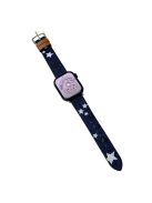 For Apple Watch 10 46mm / Ultra 2 / Ultra 49mm / 9 8 7 45mm / SE (2023) SE (2022) SE 6 5 4 44mm / 3 2 1 42mm Watch Strap - Five-Pointed Star Dark Blue Denim