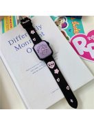 For Apple Watch 10 46mm / Ultra 2 / Ultra 49mm / 9 8 7 45mm / SE (2023) SE (2022) SE 6 5 4 44mm / 3 2 1 42mm Watch Strap - Heart Black Denim