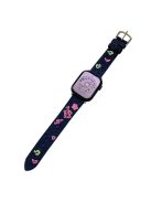 For Apple Watch 10 46mm / Ultra 2 / Ultra 49mm / 9 8 7 45mm / SE (2023) SE (2022) SE 6 5 4 44mm / 3 2 1 42mm Watch Strap - Musical Note Dark Blue Denim