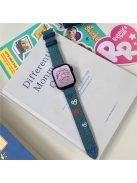 For Apple Watch 10 46mm / Ultra 2 / Ultra 49mm / 9 8 7 45mm / SE (2023) SE (2022) SE 6 5 4 44mm / 3 2 1 42mm Watch Strap - Puppy Head Light Blue Denim