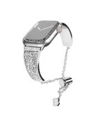 For Apple Watch 10 46mm / Ultra 2 / Ultra 49mm / 9 8 7 45mm / SE (2023) SE (2022) SE 6 5 4 44mm / 3 2 1 42mm Watch Strap - Silver / Silver