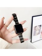 For Apple Watch 10 46mm / Ultra 2 / Ultra 49mm / 9 8 7 45mm / SE (2023) SE (2022) SE 6 5 4 44mm / 3 2 1 42mm Watch Strap 14mm Stainless Steel Band - Black