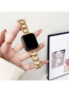 For Apple Watch 10 46mm / Ultra 2 / Ultra 49mm / 9 8 7 45mm / SE (2023) SE (2022) SE 6 5 4 44mm / 3 2 1 42mm Watch Strap 14mm Stainless Steel Band - Gold