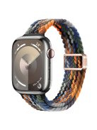 For Apple Watch 10 46mm / Ultra 2 / Ultra 49mm / 9 8 7 45mm / SE (2023) SE (2022) SE 6 5 4 44mm / 3 2 1 42mm Watch Strap Braided Nylon Band - Camo Multi-Color