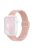 For Apple Watch 10 46mm / Ultra 2 / Ultra 49mm / 9 8 7 45mm / SE (2023) SE (2022) SE 6 5 4 44mm / 3 2 1 42mm Watch Strap Braided Nylon Band - Creamy Pink