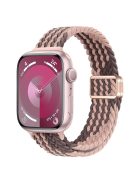 For Apple Watch 10 46mm / Ultra 2 / Ultra 49mm / 9 8 7 45mm / SE (2023) SE (2022) SE 6 5 4 44mm / 3 2 1 42mm Watch Strap Braided Nylon Band - Smoke Violet