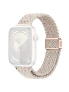 For Apple Watch 10 46mm / Ultra 2 / Ultra 49mm / 9 8 7 45mm / SE (2023) SE (2022) SE 6 5 4 44mm / 3 2 1 42mm Watch Strap Braided Nylon Band - Spring Cherry