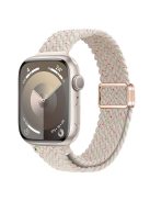 For Apple Watch 10 46mm / Ultra 2 / Ultra 49mm / 9 8 7 45mm / SE (2023) SE (2022) SE 6 5 4 44mm / 3 2 1 42mm Watch Strap Braided Nylon Band - Spring Cherry