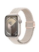 For Apple Watch 10 46mm / Ultra 2 / Ultra 49mm / 9 8 7 45mm / SE (2023) SE (2022) SE 6 5 4 44mm / 3 2 1 42mm Watch Strap Braided Nylon Band - Starlight