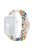 For Apple Watch 10 46mm / Ultra 2 / Ultra 49mm / 9 8 7 45mm / SE (2023) SE (2022) SE 6 5 4 44mm / 3 2 1 42mm Watch Strap Braided Nylon Band - White Rainbow