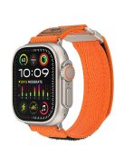 For Apple Watch 10 46mm / Ultra 2 / Ultra 49mm / 9 8 7 45mm / SE (2023) SE (2022) SE 6 5 4 44mm / 3 2 1 42mm Watch Strap Nylon Watch Band - Orange