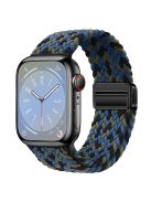 For Apple Watch 10 46mm / Ultra 2 / Ultra 49mm / 9 8 7 45mm / SE (2023) SE (2022) SE 6 5 4 44mm / 3 2 1 42mm Watch Strap Nylon Wristband - Blue Camo