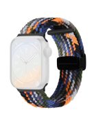 For Apple Watch 10 46mm / Ultra 2 / Ultra 49mm / 9 8 7 45mm / SE (2023) SE (2022) SE 6 5 4 44mm / 3 2 1 42mm Watch Strap Nylon Wristband - Denim Multi-Color