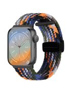 For Apple Watch 10 46mm / Ultra 2 / Ultra 49mm / 9 8 7 45mm / SE (2023) SE (2022) SE 6 5 4 44mm / 3 2 1 42mm Watch Strap Nylon Wristband - Denim Multi-Color