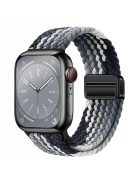 For Apple Watch 10 46mm / Ultra 2 / Ultra 49mm / 9 8 7 45mm / SE (2023) SE (2022) SE 6 5 4 44mm / 3 2 1 42mm Watch Strap Nylon Wristband - Gradient Black