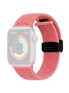 For Apple Watch 10 46mm / Ultra 2 / Ultra 49mm / 9 8 7 45mm / SE (2023) SE (2022) SE 6 5 4 44mm / 3 2 1 42mm Watch Strap Nylon Wristband - Pink