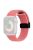 For Apple Watch 10 46mm / Ultra 2 / Ultra 49mm / 9 8 7 45mm / SE (2023) SE (2022) SE 6 5 4 44mm / 3 2 1 42mm Watch Strap Nylon Wristband - Pink