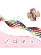 For Apple Watch 10 46mm / Ultra 2 / Ultra 49mm / 9 8 7 45mm / SE (2023) SE (2022) SE 6 5 4 44mm / 3 2 1 42mm Watch Strap Nylon Wristband - Rainbow