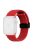 For Apple Watch 10 46mm / Ultra 2 / Ultra 49mm / 9 8 7 45mm / SE (2023) SE (2022) SE 6 5 4 44mm / 3 2 1 42mm Watch Strap Nylon Wristband - Red