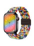 For Apple Watch 10 46mm / Ultra 2 / Ultra 49mm / 9 8 7 45mm / SE (2023) SE (2022) SE 6 5 4 44mm / 3 2 1 42mm Watch Strap Nylon Wristband - W Multi-Color