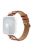 For Apple Watch 10 46mm / Ultra 2 / Ultra 49mm / 9 8 7 45mm / SE (2023) SE (2022) SE 6 5 4 44mm / 3 2 1 42mm Watch Strap PU Leather Band - Brown