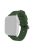 For Apple Watch 10 46mm / Ultra 2 / Ultra 49mm / 9 8 7 45mm / SE (2023) SE (2022) SE 6 5 4 44mm / 3 2 1 42mm Watch Strap Silicone Band - Army Green