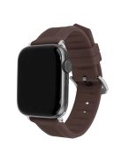 For Apple Watch 10 46mm / Ultra 2 / Ultra 49mm / 9 8 7 45mm / SE (2023) SE (2022) SE 6 5 4 44mm / 3 2 1 42mm Watch Strap Silicone Band - Brown