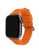 For Apple Watch 10 46mm / Ultra 2 / Ultra 49mm / 9 8 7 45mm / SE (2023) SE (2022) SE 6 5 4 44mm / 3 2 1 42mm Watch Strap Silicone Band - Orange