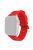 For Apple Watch 10 46mm / Ultra 2 / Ultra 49mm / 9 8 7 45mm / SE (2023) SE (2022) SE 6 5 4 44mm / 3 2 1 42mm Watch Strap Silicone Band - Red