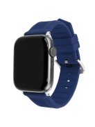 For Apple Watch 10 46mm / Ultra 2 / Ultra 49mm / 9 8 7 45mm / SE (2023) SE (2022) SE 6 5 4 44mm / 3 2 1 42mm Watch Strap Silicone Band - Sapphire