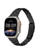 For Apple Watch 10 46mm / Ultra 2 / Ultra 49mm / 9 8 7 45mm / SE (2023) SE (2022) SE 6 5 4 44mm / 3 2 1 42mm Watch Strap Stainless Steel - Black