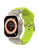 For Apple Watch 10 46mm / Ultra 2 / Ultra 49mm / 9 8 7 45mm / SE (2023) SE (2022) SE 6 5 4 44mm / 3 2 1 42mm Watch Strap TPU Band - Fluorescent Green