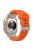 For Apple Watch 10 46mm / Ultra 2 / Ultra 49mm / 9 8 7 45mm / SE (2023) SE (2022) SE 6 5 4 44mm / 3 2 1 42mm Watch Strap TPU Band - Orange