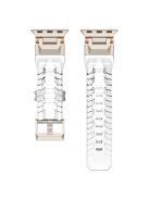 For Apple Watch 10 46mm / Ultra 2 / Ultra 49mm / 9 8 7 45mm / SE (2023) SE (2022) SE 6 5 4 44mm / 3 2 1 42mm Watch Strap TPU Band - Transparent