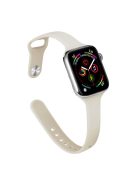 For Apple Watch 10 46mm / Ultra 2 / Ultra 49mm / 9 8 7 45mm / SE (2023) SE (2022) SE 6 5 4 44mm / 3 2 1 42mm Watch Straps Slim Band - Antique White