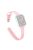 For Apple Watch 10 46mm / Ultra 2 / Ultra 49mm / 9 8 7 45mm / SE (2023) SE (2022) SE 6 5 4 44mm / 3 2 1 42mm Watch Straps Slim Band - Bright Pink