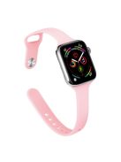 For Apple Watch 10 46mm / Ultra 2 / Ultra 49mm / 9 8 7 45mm / SE (2023) SE (2022) SE 6 5 4 44mm / 3 2 1 42mm Watch Straps Slim Band - Bright Pink