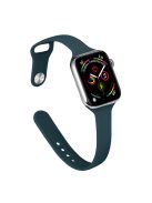 For Apple Watch 10 46mm / Ultra 2 / Ultra 49mm / 9 8 7 45mm / SE (2023) SE (2022) SE 6 5 4 44mm / 3 2 1 42mm Watch Straps Slim Band - Cyan