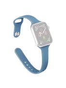 For Apple Watch 10 46mm / Ultra 2 / Ultra 49mm / 9 8 7 45mm / SE (2023) SE (2022) SE 6 5 4 44mm / 3 2 1 42mm Watch Straps Slim Band - Denim Blue