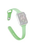 For Apple Watch 10 46mm / Ultra 2 / Ultra 49mm / 9 8 7 45mm / SE (2023) SE (2022) SE 6 5 4 44mm / 3 2 1 42mm Watch Straps Slim Band - Light Green