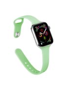 For Apple Watch 10 46mm / Ultra 2 / Ultra 49mm / 9 8 7 45mm / SE (2023) SE (2022) SE 6 5 4 44mm / 3 2 1 42mm Watch Straps Slim Band - Light Green