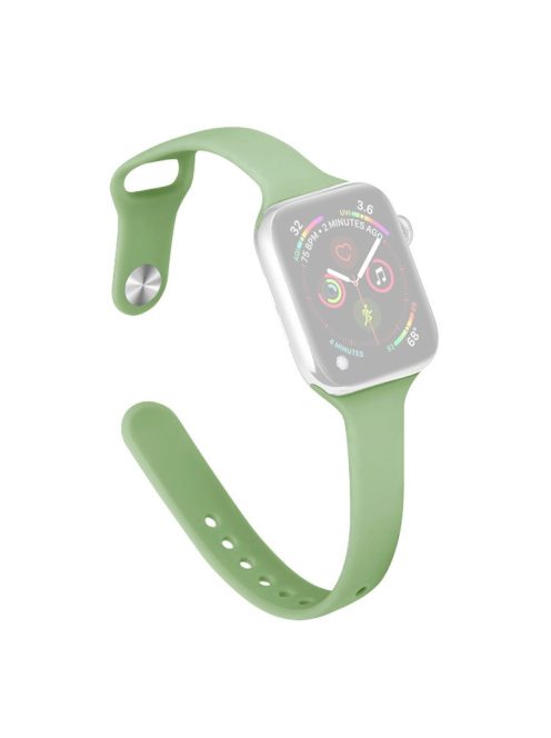 For Apple Watch 10 46mm / Ultra 2 / Ultra 49mm / 9 8 7 45mm / SE (2023) SE (2022) SE 6 5 4 44mm / 3 2 1 42mm Watch Straps Slim Band - Mint Green