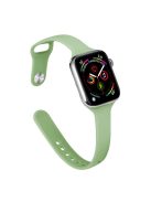 For Apple Watch 10 46mm / Ultra 2 / Ultra 49mm / 9 8 7 45mm / SE (2023) SE (2022) SE 6 5 4 44mm / 3 2 1 42mm Watch Straps Slim Band - Mint Green