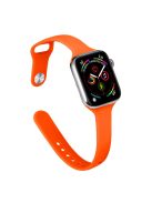 For Apple Watch 10 46mm / Ultra 2 / Ultra 49mm / 9 8 7 45mm / SE (2023) SE (2022) SE 6 5 4 44mm / 3 2 1 42mm Watch Straps Slim Band - Orange